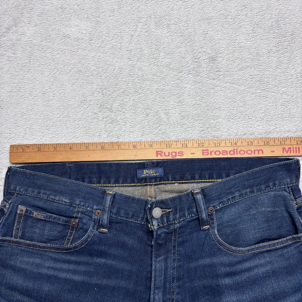 Polo Ralph Lauren Jeans Mens 34x32 Sullivan Slim Blue Stretch Denim EUC